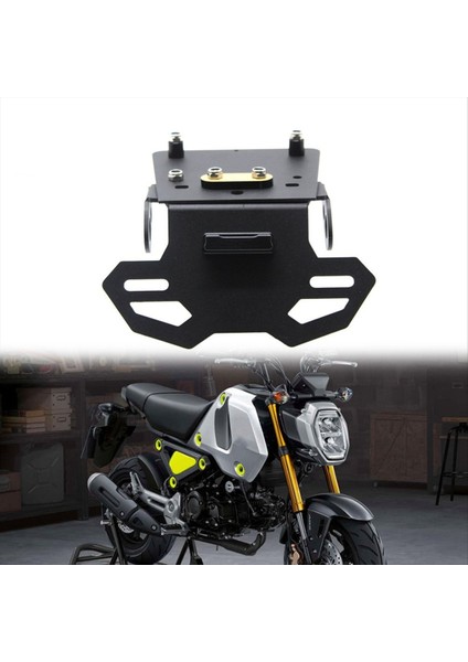 Motosiklet Kuyruğu Düzenli Çamurluk Eliminator Plaka Tutucu Honda MSX125 Grom 2021 2022 Aksesuarlar Için Işık (Yurt Dışından) fiyatları