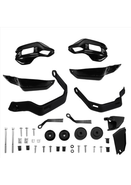 Motosiklet Aksesuarları Zontes 368G 368 G Holbar El Koruma Kalkanı Sap Ön Cam Koruyucu Siyah (Yurt Dışından) fiyatları