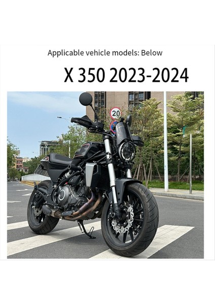Motosiklet Far Çerçevesi Far Koruma Kapak Koruma Harley X350 2023-2024 Ön Far Grille (Yurt Dışından) fırsatları