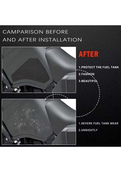 Motosiklet Tank Pedleri Tank Öne Sıkıcı Yan Pedler Kawasaki Klr 650 KLR650 Için Koruyucu Anti-Koruyucu Çıkartmalar (Yurt Dışından) fırsatları