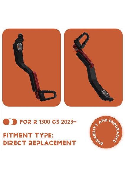 Motosiklet Arka Fren Kolu Bmw Için Ayarlanabilir Bmw R1300GS R 1300GS R1300 Gs Modifikasyon Aksesuarları Kırmızı (Yurt Dışından) indirimleri