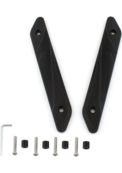 Motosiklet Ön Cam Braketi Zontes 125M 350D 150D 350M 150M Siyah Için Parça Aksesuarları Kapsar (Yurt Dışından)