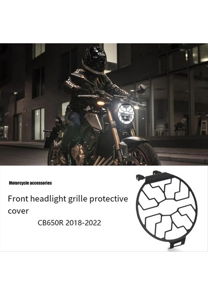 Motosiklet Far Izgara Koruma Kapağı Koruyucusu Honda CB650R 2018-2022 Motosiklet Modifiye Koruyucu Parçalar (Yurt Dışından) indirimleri