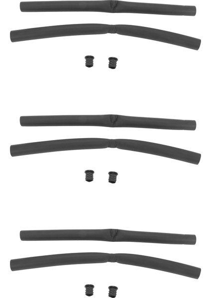 6 Pcs Mtb Bisiklet Bisiklet Tüpü Sünger Köpük Kauçuk Handbar Kavrama Kapak +Fiş (Yurt Dışından)