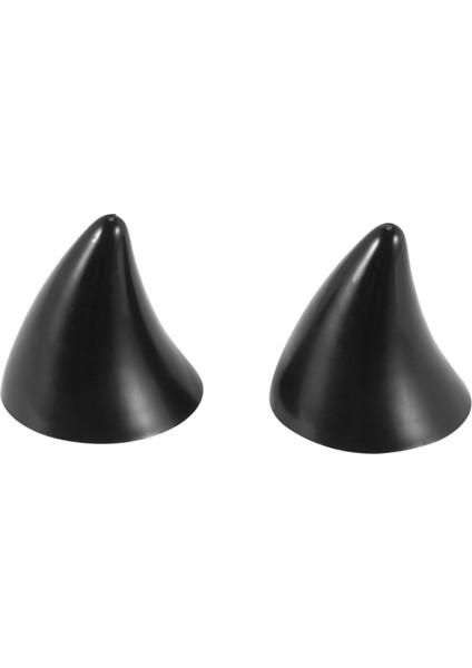 2x Motosiklet Kask Köşesi Boynuz Dekorasyon Aksesuarları Dayanıklı Emme Kupası Yumuşak Boynuz Dekorasyon Meapwear Siyah (Yurt Dışından) fiyatları