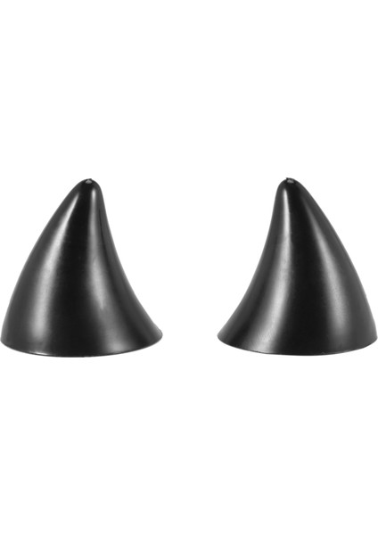 2x Motosiklet Kask Köşesi Boynuz Dekorasyon Aksesuarları Dayanıklı Emme Kupası Yumuşak Boynuz Dekorasyon Meapwear Siyah (Yurt Dışından) modelleri