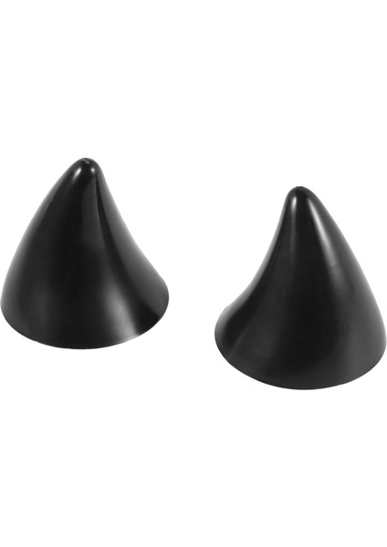 2x Motosiklet Kask Köşesi Boynuz Dekorasyon Aksesuarları Dayanıklı Emme Kupası Yumuşak Boynuz Dekorasyon Meapwear Siyah (Yurt Dışından) indirimleri