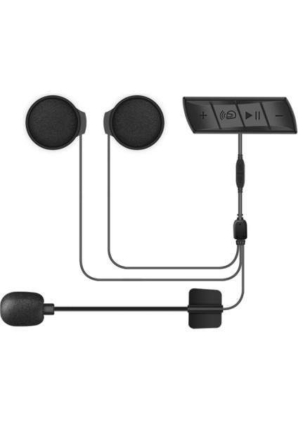 Motosiklet Kask Kulaklıklı Bluetooth 5 0 Interscom Kablosuz Kulaklık Stereo Mikrofon Gürültü Azaltma Kulaklık M7 (Yurt Dışından)