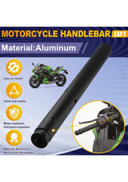 Kawasaki Ninja 650 EX650 ER650 Yönlü Kol Direksiyon Kolu Için Motosiklet Gideri Sol (Yurt Dışından) fırsatları