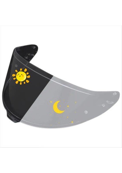 Kask Fotokromik Vizör Anti-Uv Vizör Lens Duman Koyu Yedek Vizör Shoei X15 RF-1400 Z8 Cwr-F2 Nxr2 (Yurt Dışından) indirimleri