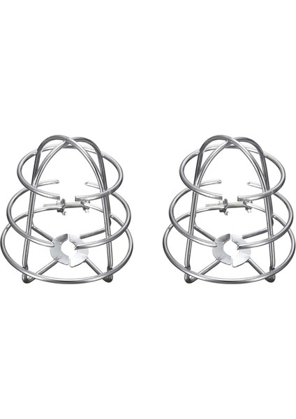 2x Fire Sprinkler Headguard Fire Sprinkler Kafa Koruma Çerçevesi Gömülü Ağır Hizmet Krom Kaplama Sprinkler Başlık (Yurt Dışından)