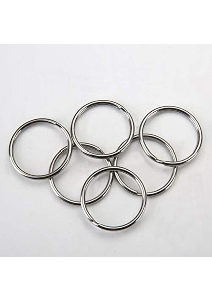 200PCS 1 Inç Anahtar Yüzük Açık Anahtar Yüzük Metal Anahtar Halka Düz Yüzük Ev Araba Anahtarı (Yurt Dışından) fırsatları