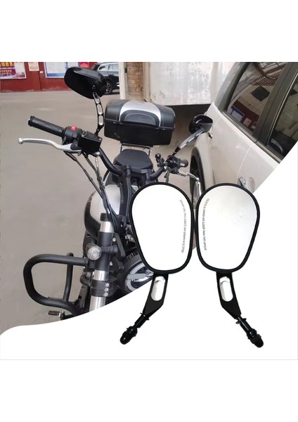 Harley Davidson Fatboy Softail Electra Glide Sportster 883 Için Motosiklet Dikizli Ayna Yan Ayna (Yurt Dışından)