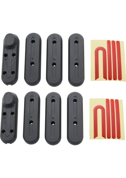 Xiaomi M365 Elektrikli Akıllı Scooter Tekerlek Göbekleri Için 8pcs Sticker Çıkartlı Koruyucu Kabuk Kılıfı Kaykay Parçaları (Yurt Dışından)