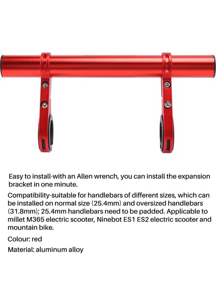 Scooter Rafları Xiaomi M365 Ninebot Es1 Es2 Çift Uzatma Montaj Tutucu (Yurt Dışından) indirimleri