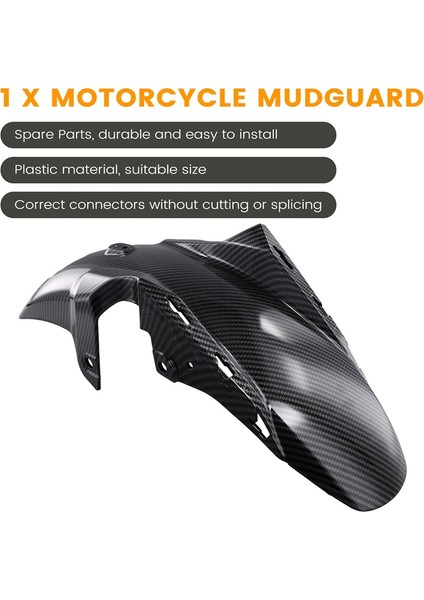 Motosiklet Aksesuarları Ön Lastik Kapak Kaplama Yamaha Mt-07 MT07 Fz-07 2012-2017 Karbon Için Ön Çamurluk Çamurluk (Yurt Dışından) indirimleri