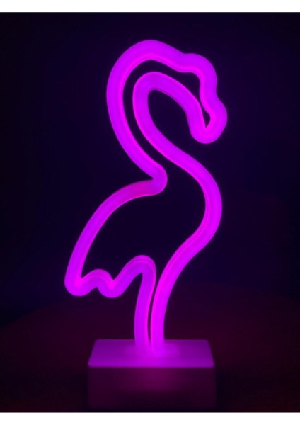Dekoratif Flamingo LED Neon Gece Lambası