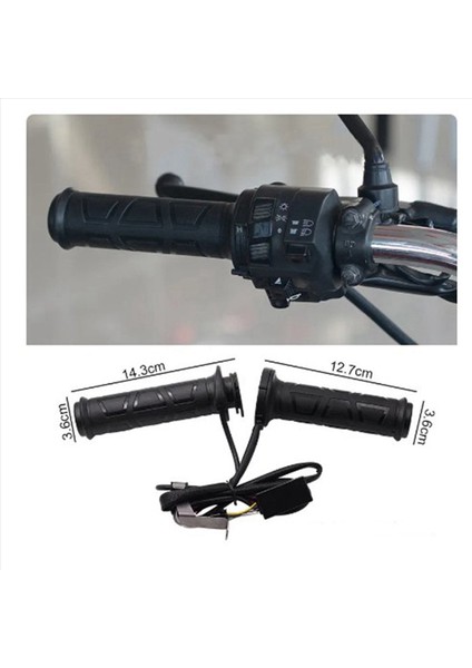 2x 7/8 Motosiklet Isıtmalı Gidon Elektrikli Sıcak Tutuşmalar 12V Saplama Daha Sıcak 22MM Ayarlanabilir Sıcaklık Aksesuarları (Yurt Dışından) fırsatları