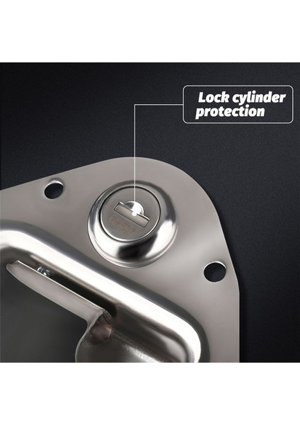 Römork Araç Kutusu Kilitli Kilitli Araç Kutusu Mandal Kilit Kilidi Kilit 4-3/8inch x 3-1/4inch 2 Key 4 Perçin (Yurt Dışından) modelleri