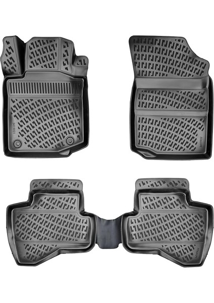 Citroen C1 2005-2014 Uyumlu 3D Havuzlu Paspas