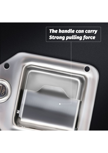 Römork Araç Kutusu Kilitli Kilitli Araç Kutusu Mandal Kilit Kilidi Kilit 4-3/8inch x 3-1/4inch 2 Key 4 Perçin (Yurt Dışından) fırsatları