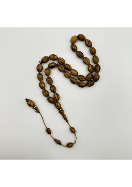 Şükrü Baba Imzalı Beyzi Kesim Halka Gümüş Detaylı Öd Ağacı Tespih modelleri