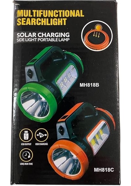 Boy Kamp Lambası Solar Güneş Enerjili Işıldak El Feneri fırsatları