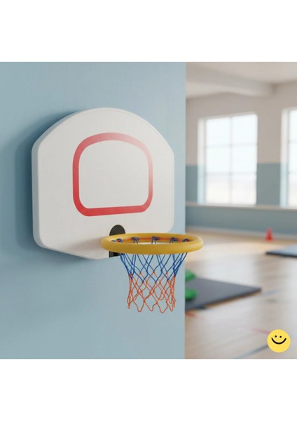 Duvar Basketbol Potası Çocuk 3+ Yaş Iç/dış Mekan Sabit Mini Pota Eğitici Spor Seti
