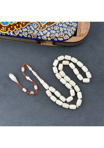 Usta Işi Eski Tavla Pulu Katalin Tespih