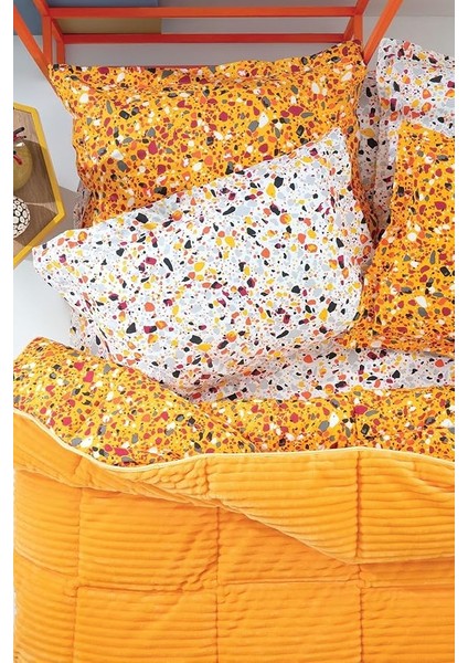 Terazzo Çift Kişilik Triola Uyku Seti Sarı fiyatları