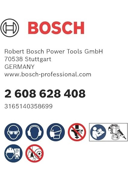 Professional Bosch Professional Aksesuar 2 608 628 408 Çinko Freze Ucu 8 Mm, D1 14,0 Mm, U 14,0 Mm, 15° indirimleri