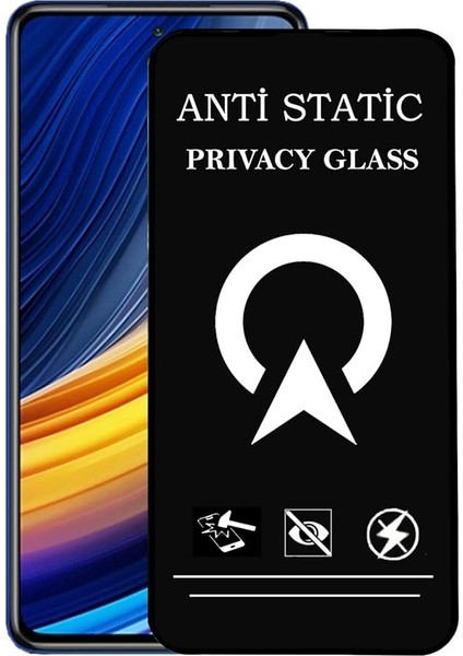 Iletişim Xiaomi Poco X3 Pro ile Uyumlu Tam Kaplayan Anti Statik Görünmez Safir Ekran Koruyucu Hayalet Cam