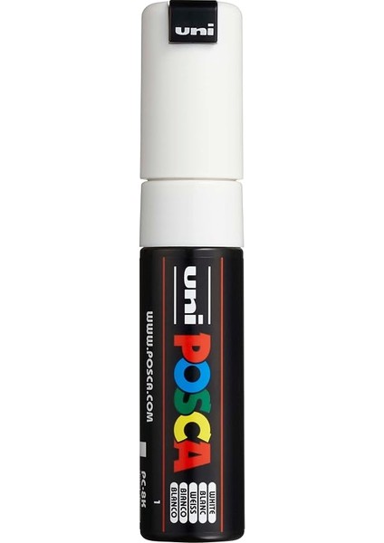 Pc-8k Su Bazlı Poster Markörü, Beyaz