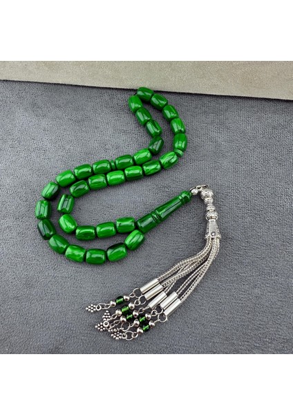 Usta Işçilikli Yeşil Hareli Alman Bakalit Tespih fiyatları