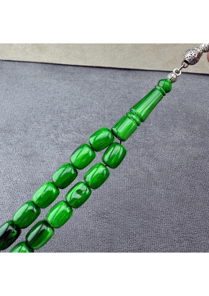 Usta Işçilikli Yeşil Hareli Alman Bakalit Tespih modelleri