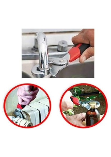 Nano Grip 2 Li Anahtar Seti Marifetli Akıllı Anahtar Ingiliz Boru Vida Anahtarı Güçlü Kaydırmaz Çene fırsatları