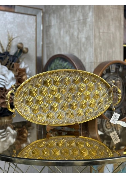 4 Kişilik Telkari Tepsi 40 cm