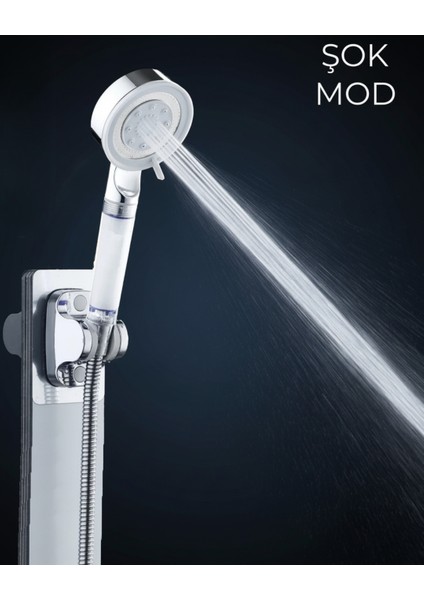 Filtreli Duş Başlığı | Su Arıtmalı, Klor ve Kireç Önleyici, Yüksek Basınçlı fırsatları