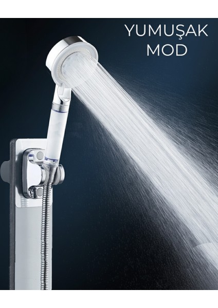 Filtreli Duş Başlığı | Su Arıtmalı, Klor ve Kireç Önleyici, Yüksek Basınçlı