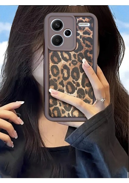 Xiaomi Note 13 Pro Plus 5g Uyumlu – Leopar Desenli, Yumuşak Silikon Kılıf, Darbeye Karşı Dayanıklı