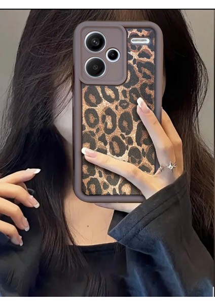 Xiaomi Note 13 Pro Plus 5g Uyumlu – Leopar Desenli, Yumuşak Silikon Kılıf, Darbeye Karşı Dayanıklı