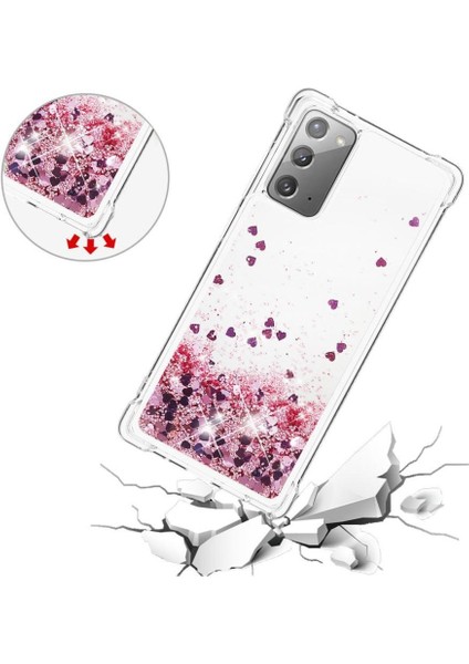 Samsung Galaxy Note 20 Glitter Sparkle Sevimli Tpu Koruyucu Için Telefon Kılıfı (Yurt Dışından) modelleri