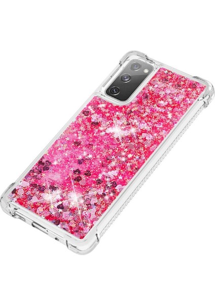 Samsung Galaxy S20 Fe Quicksand Sıvı Temizle Akan Tpu Için Telefon Kılıfı (Yurt Dışından) modelleri
