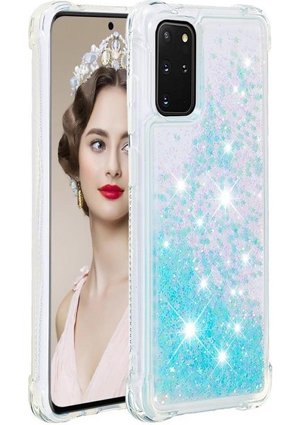 Samsung Galaxy S20 Plus Glitter Sparkle Sevimli Tpu Koruyucu Için Telefon Kılıfı (Yurt Dışından)