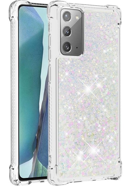 Samsung Galaxy Note 20 Glitter Sparkle Sevimli Tpu Koruyucu Için Telefon Kılıfı (Yurt Dışından)