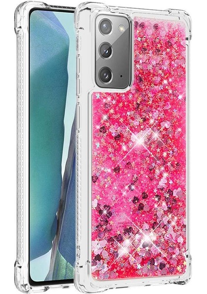 Samsung Galaxy Note 20 Glitter Sparkle Sevimli Tpu Koruyucu Için Telefon Kılıfı (Yurt Dışından)