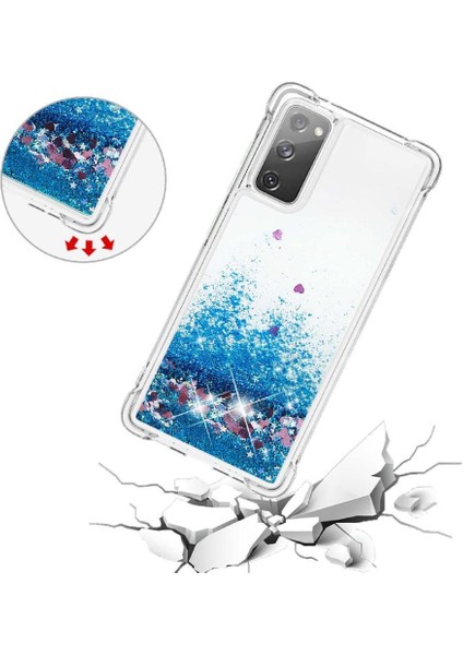 Samsung Galaxy S20 Fe Quicksand Sıvı Temizle Akan Tpu Için Telefon Kılıfı (Yurt Dışından) modelleri