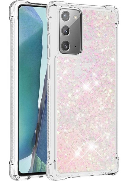 Samsung Galaxy Note 20 Glitter Sparkle Sevimli Tpu Koruyucu Için Telefon Kılıfı (Yurt Dışından)