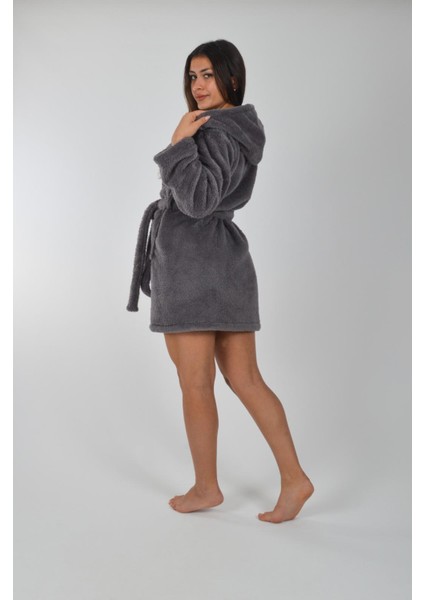 Kapşonlu Unisex Wellsoft Peluş Sabahlık | Bornoz fiyatları