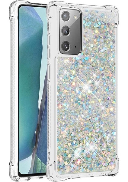 Samsung Galaxy Note 20 Glitter Sparkle Sevimli Tpu Koruyucu Için Telefon Kılıfı (Yurt Dışından)
